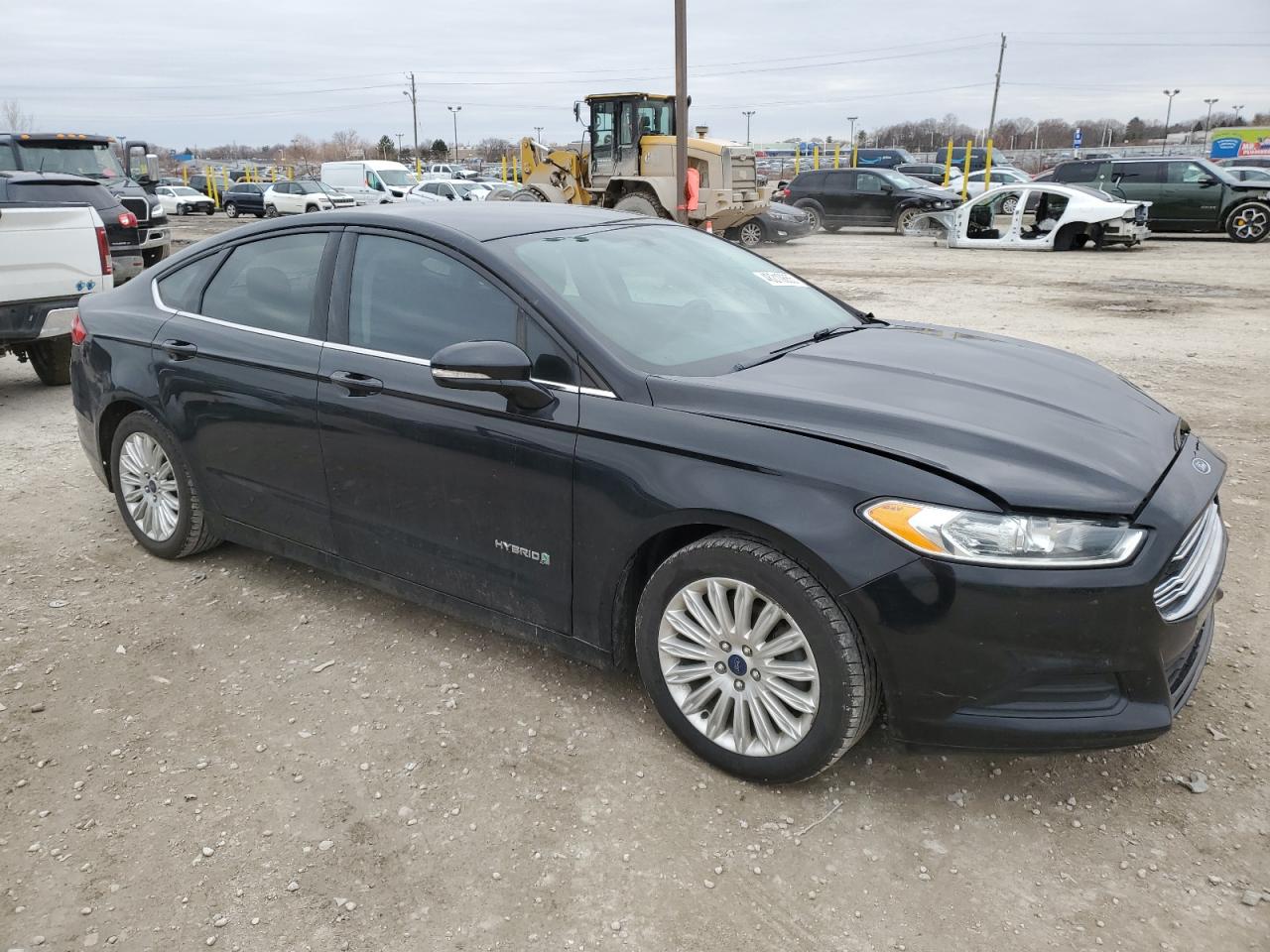 2016 Ford Fusion VIN 3FA6P0T97GR333537 Copart auction photo, front end / side damage thumbnail 4