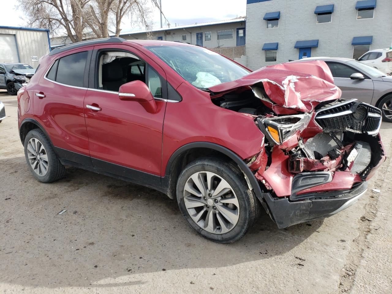 2018 Buick Encore VIN KL4CJESB9JB614373 Copart auction photo, front end damage thumbnail 4