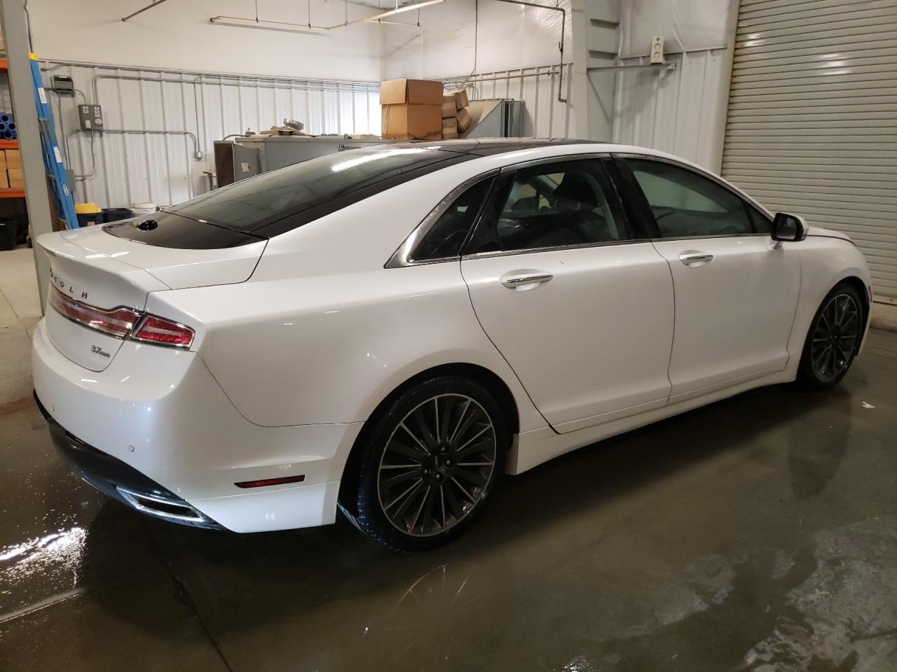 2016 Lincoln MKZ VIN 3LN6L2JKXGR615545 Copart auction photo, front end / side damage thumbnail 3