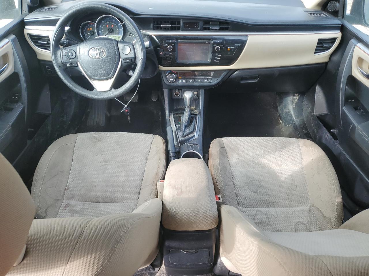 2016 Toyota Corolla VIN 2T1BURHE7GC539801 Copart auction photo, front end damage thumbnail 8