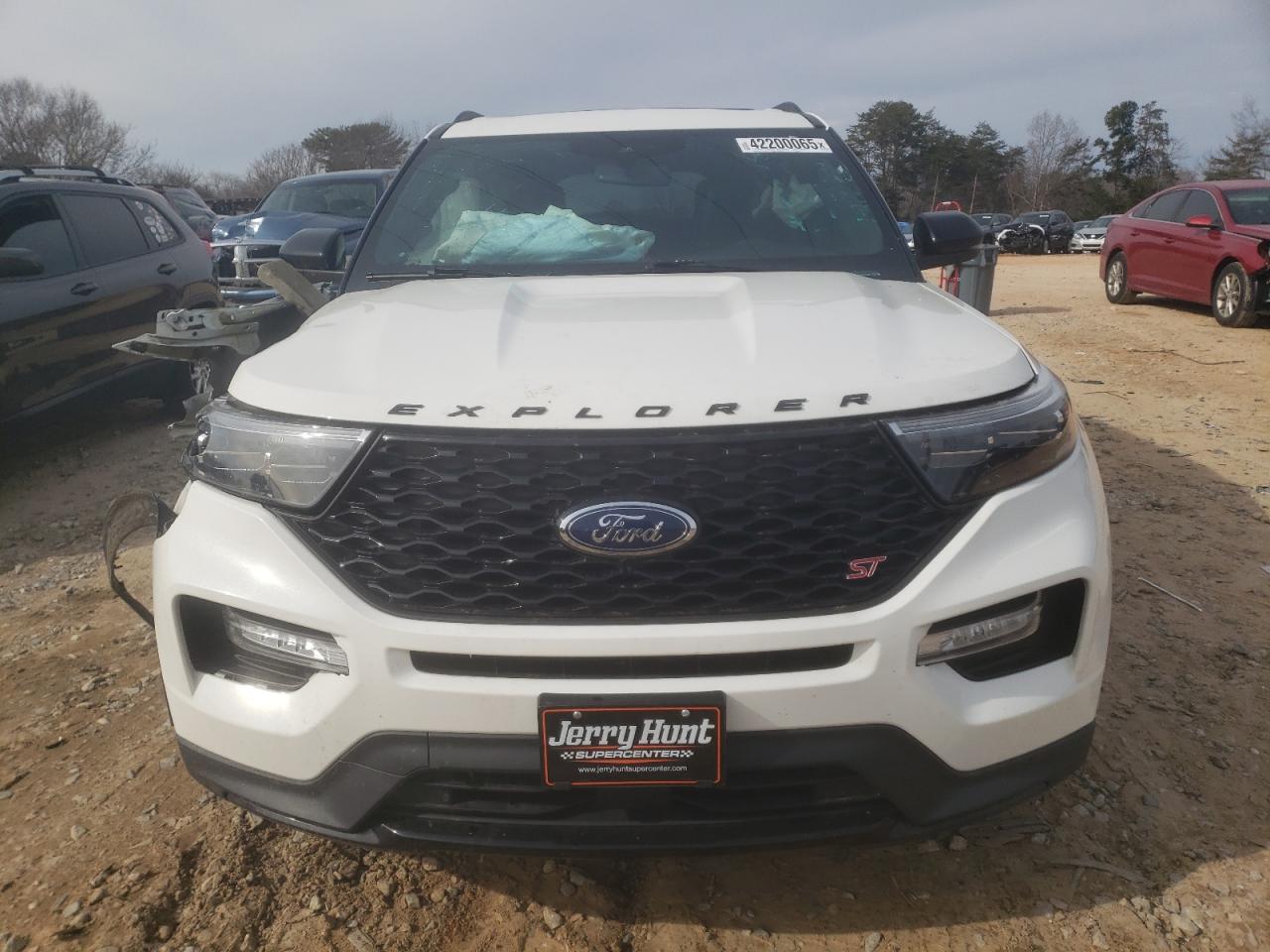 2021 Ford Explorer VIN 1FM5K8GC8MGC36922 Copart auction photo, front end / side damage thumbnail 5