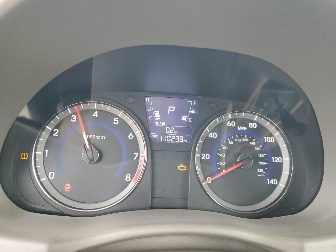 2014 Hyundai Accent VIN KMHCT4AE7EU674518 Copart auction photo, mechanical damage thumbnail 9