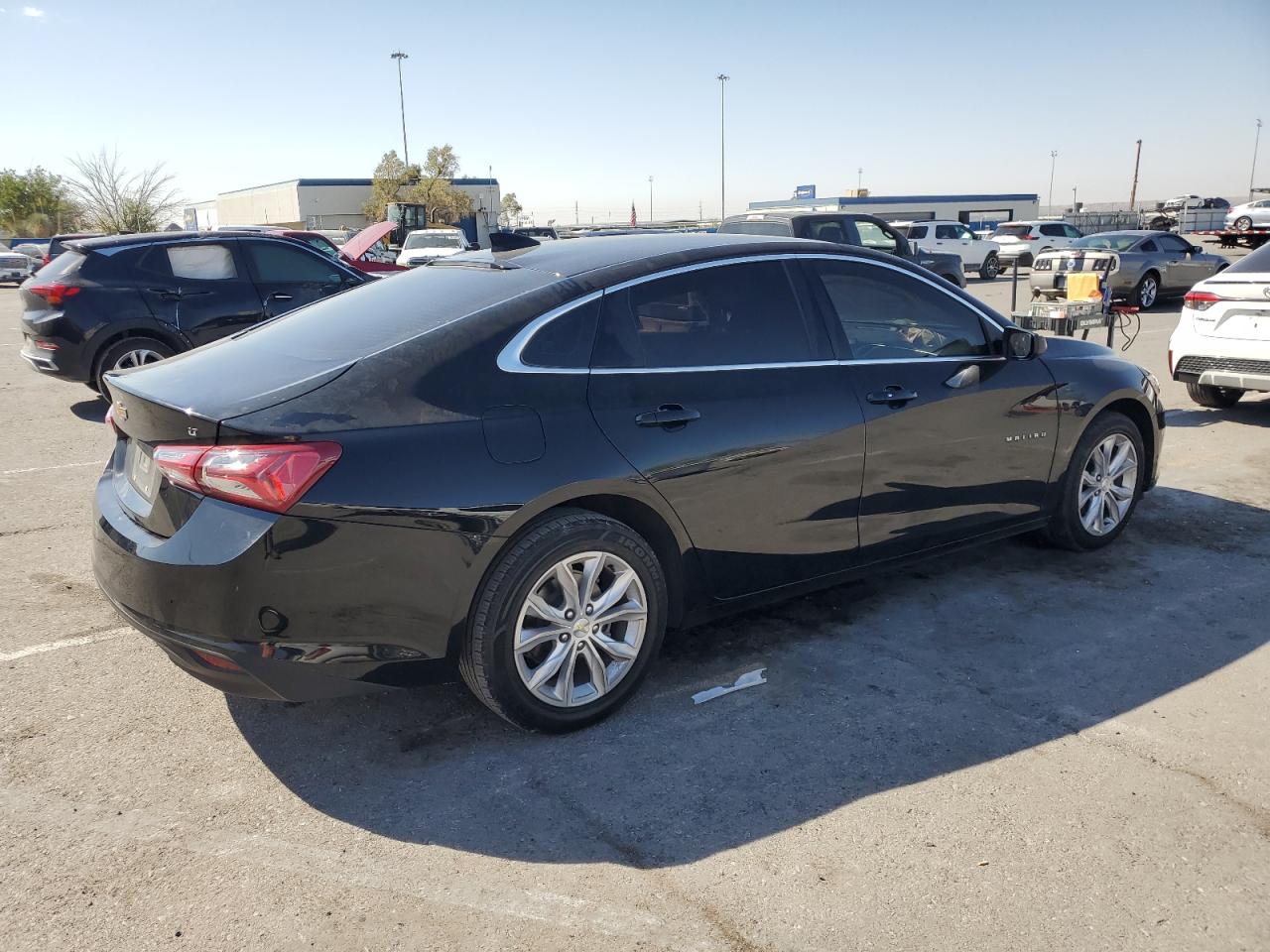 2020 Chevrolet Malibu VIN 1G1ZD5ST6LF115549 Copart auction photo, side / front end damage thumbnail 3