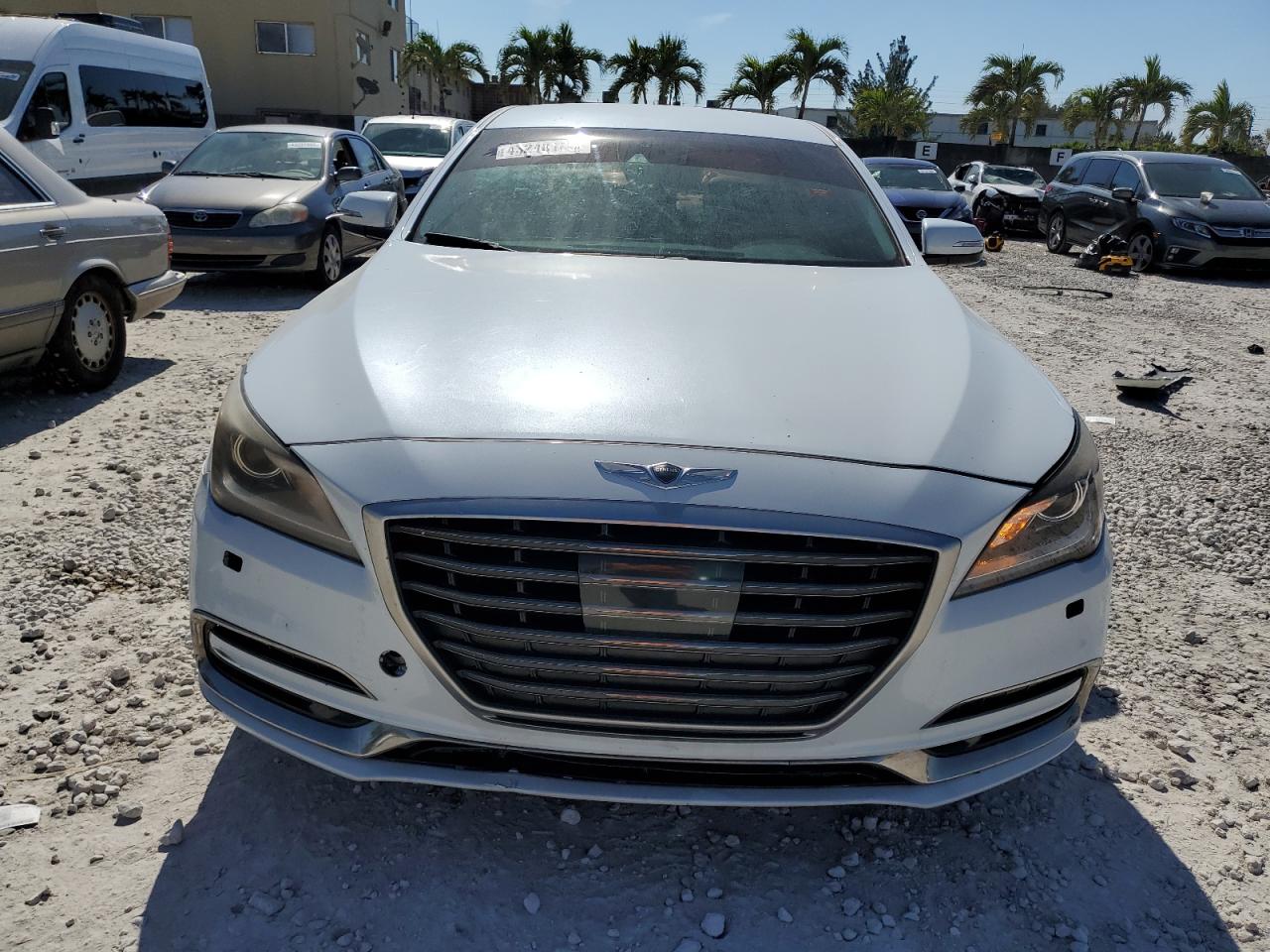 2019 Genesis G80 VIN KMTFN4JE1KU303007 Copart auction photo, minor dent/scratches damage thumbnail 5