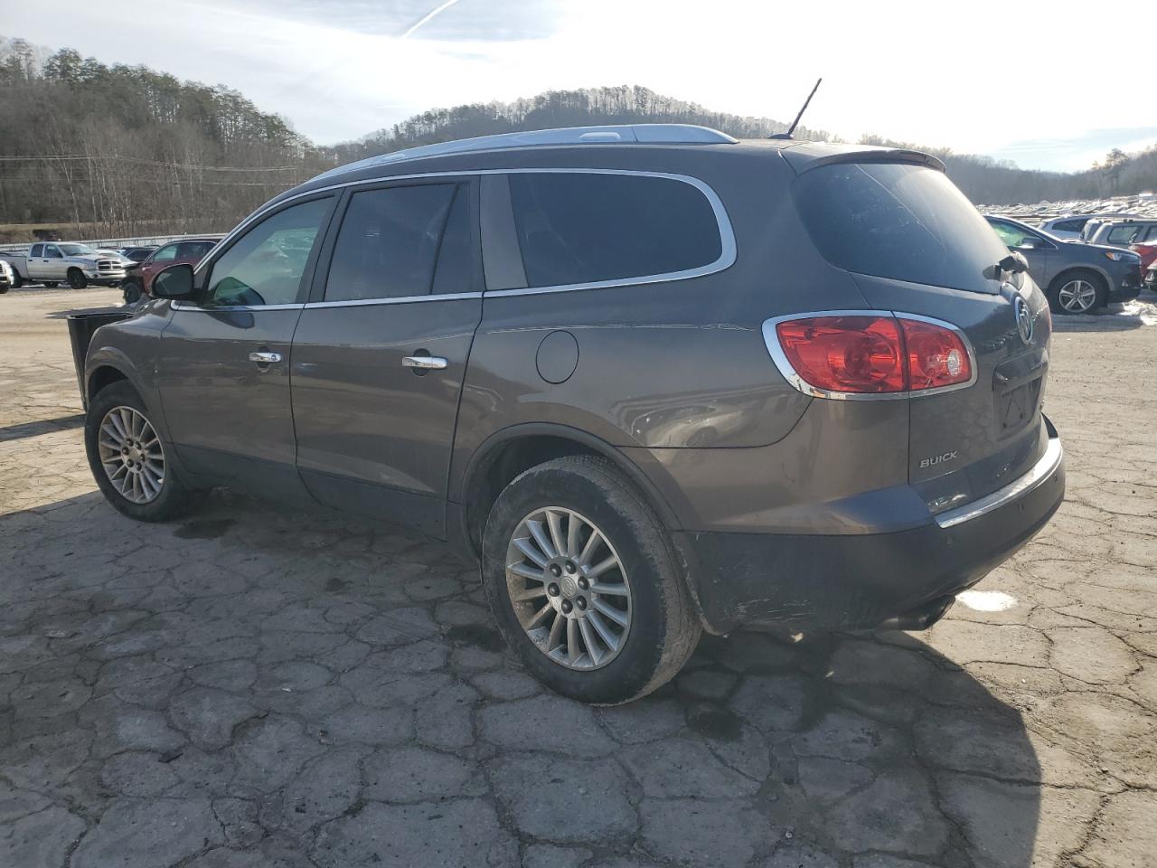2012 Buick Enclave VIN 5GAKRCED9CJ177836 Copart auction photo, front end / side damage thumbnail 2
