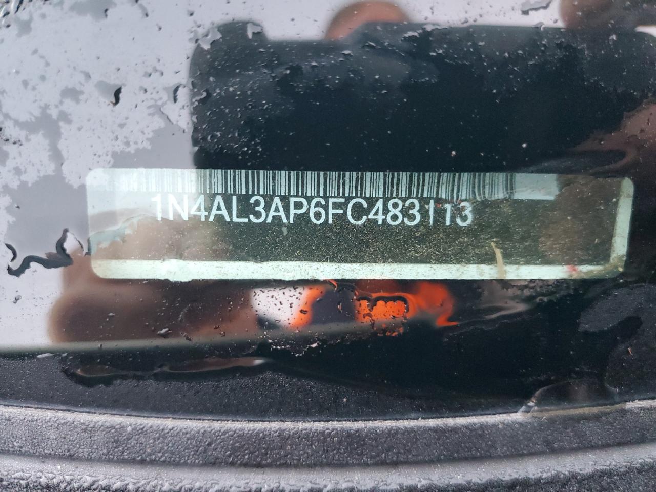 2015 Nissan Altima VIN 1N4AL3AP6FC483113 Copart auction photo, side / rear end damage thumbnail 12