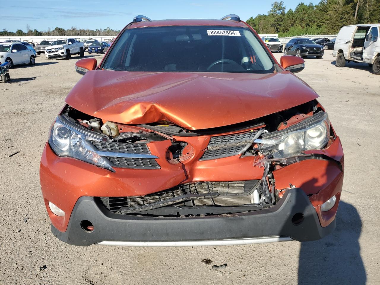 2015 Toyota RAV 4 VIN 2T3WFREVXFW214452 Copart auction photo, front end damage thumbnail 14