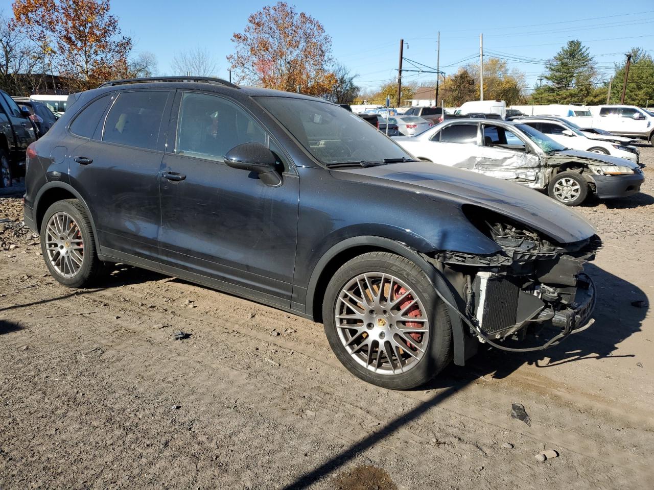 2016 Porsche Cayenne VIN WP1AC2A21GLA89382 Copart auction photo, front end damage thumbnail 4