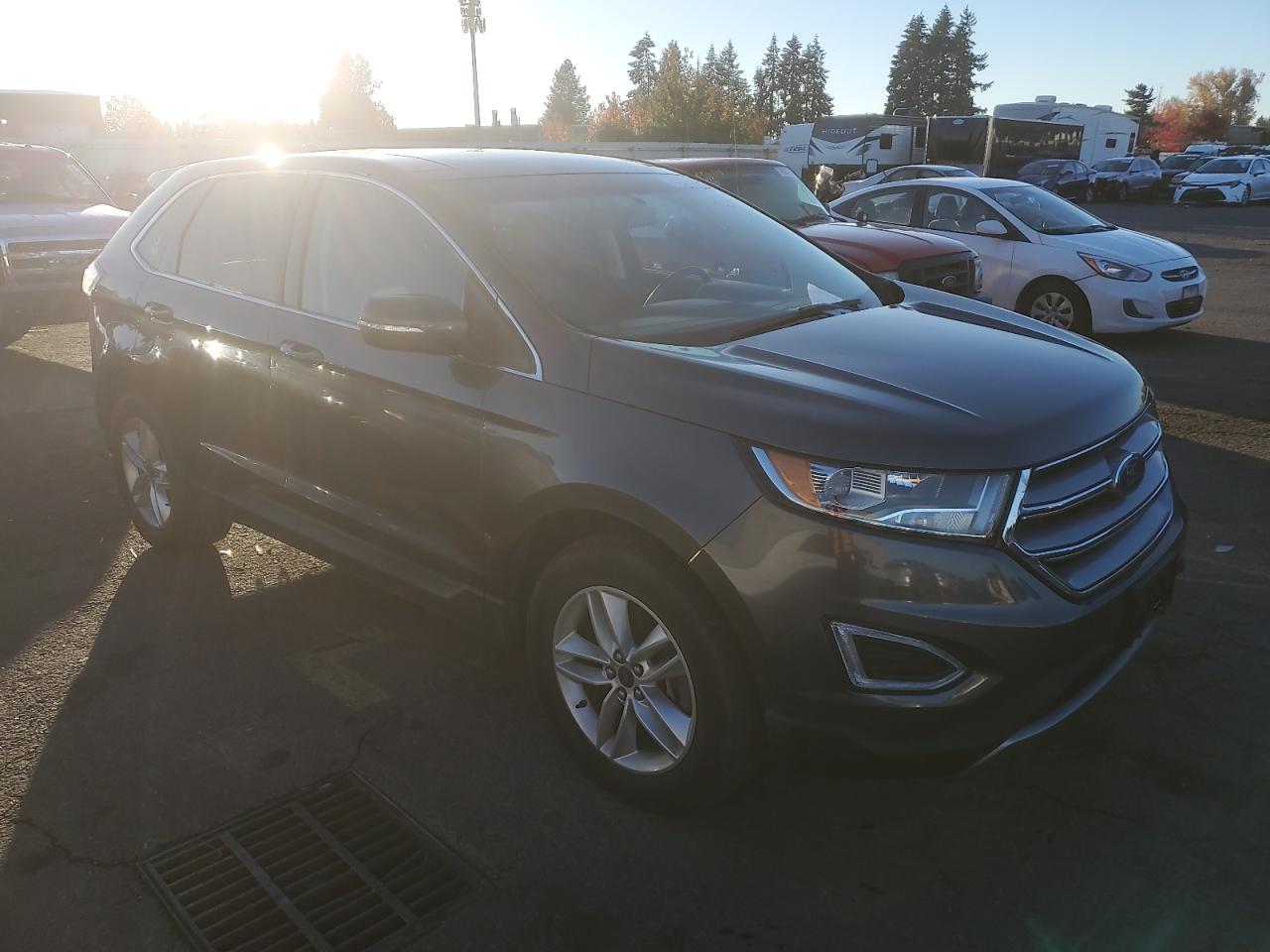 2016 Ford Edge VIN 2FMPK4J91GBB99514 Copart auction photo, rear end damage thumbnail 4
