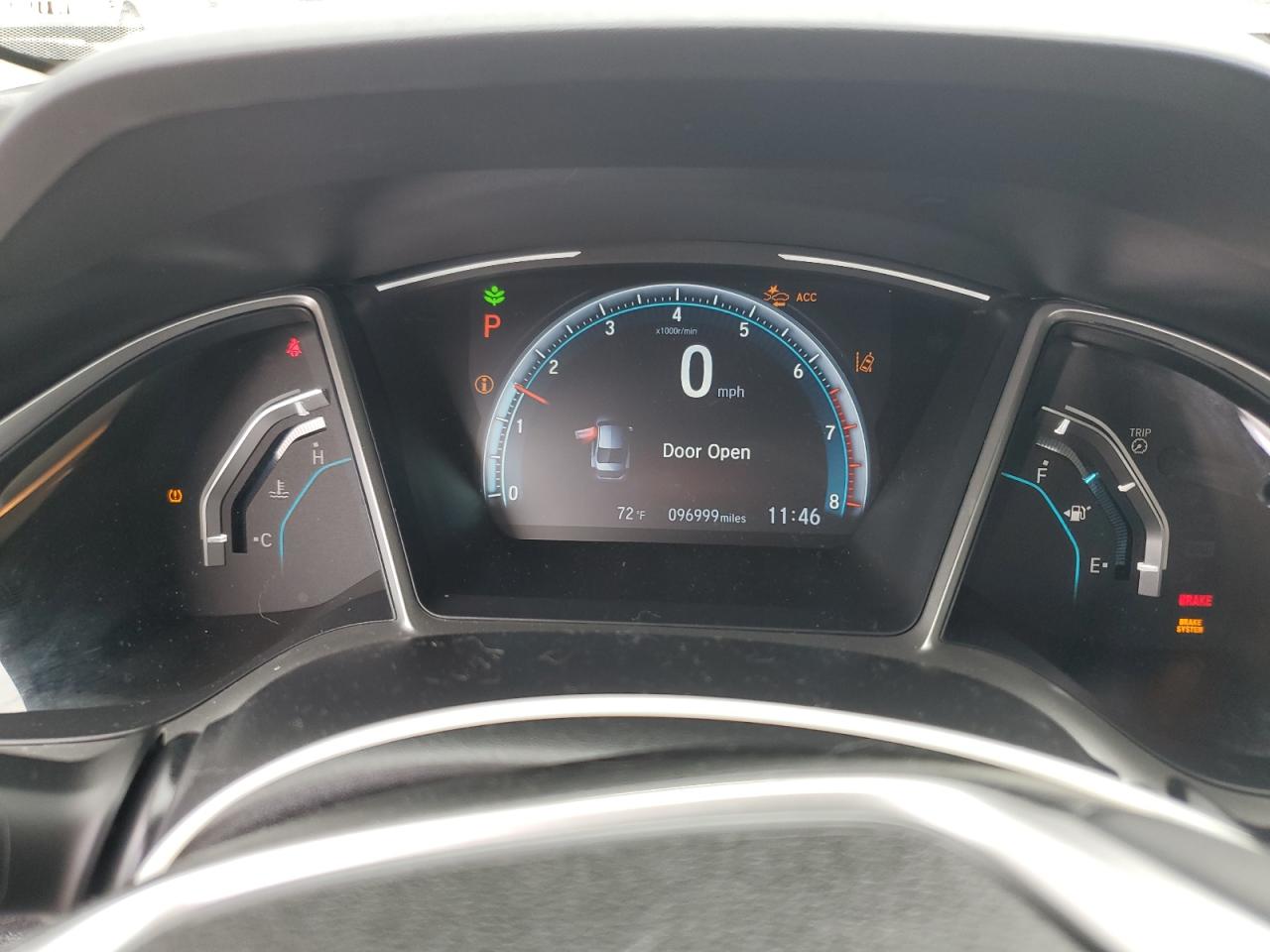 2020 Honda Civic VIN 19XFC1F30LE006546 Copart auction photo, rear end damage thumbnail 9