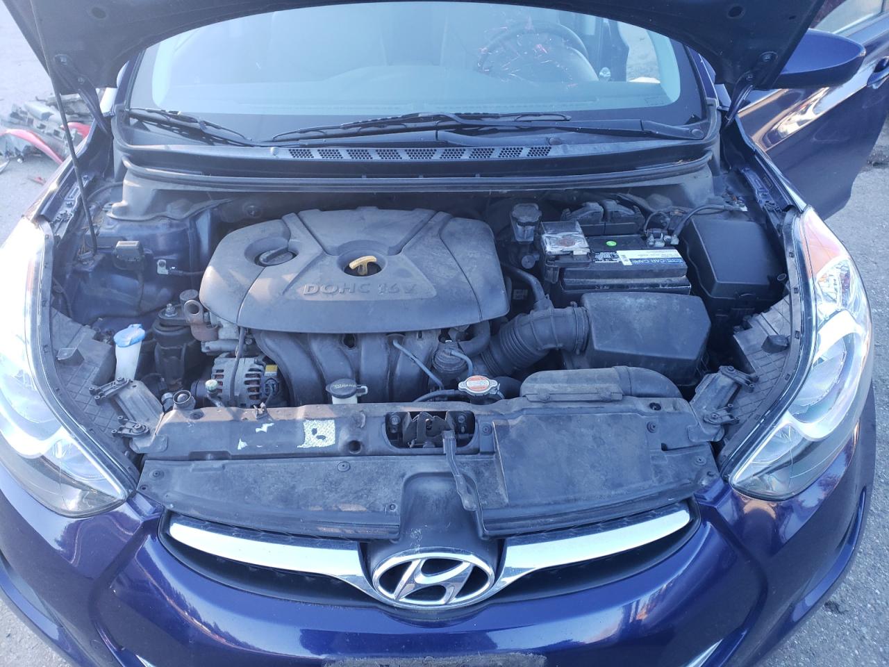 2011 Hyundai Elantra VIN 5NPDH4AE4BH024920 Copart auction photo, rear end damage thumbnail 11