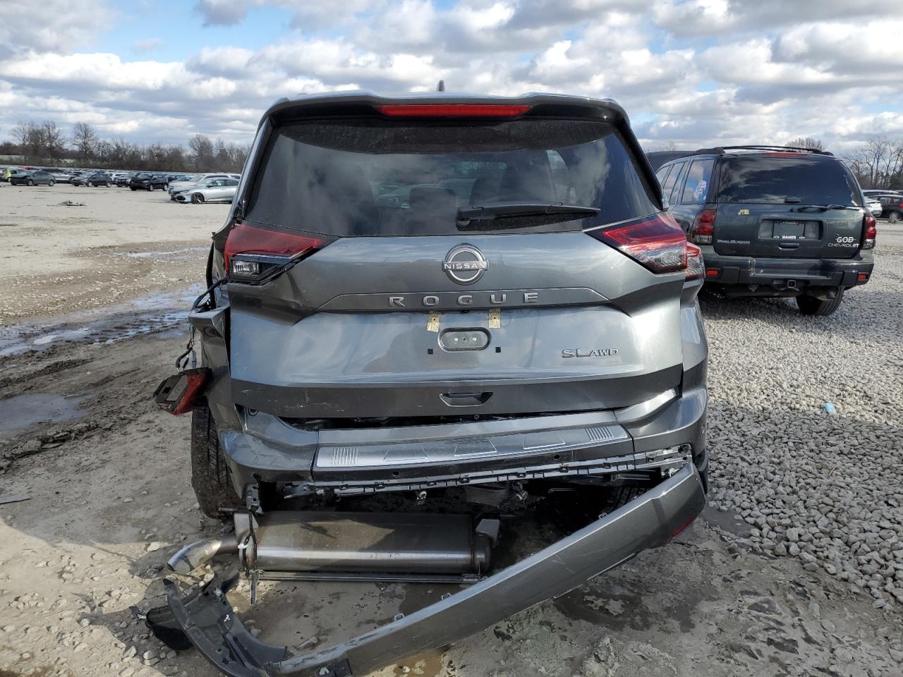 2024 Nissan Rogue VIN 5N1BT3CB6RC747334 Copart auction photo, rear end / side damage thumbnail 6