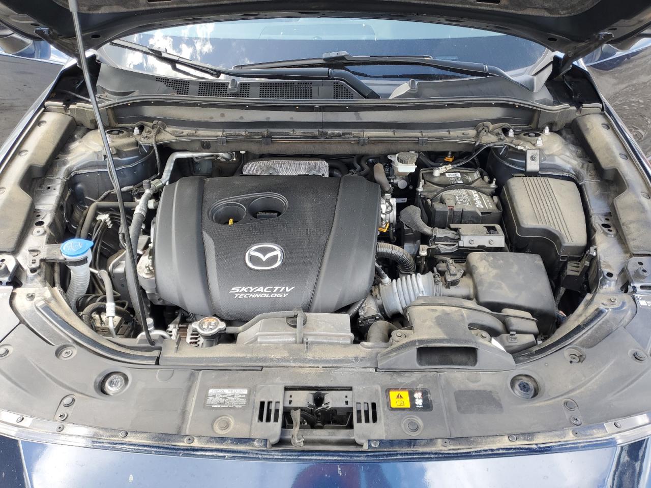 2019 Mazda CX-5 VIN JM3KFACM3K1629218 Copart auction photo, front end / side damage thumbnail 12