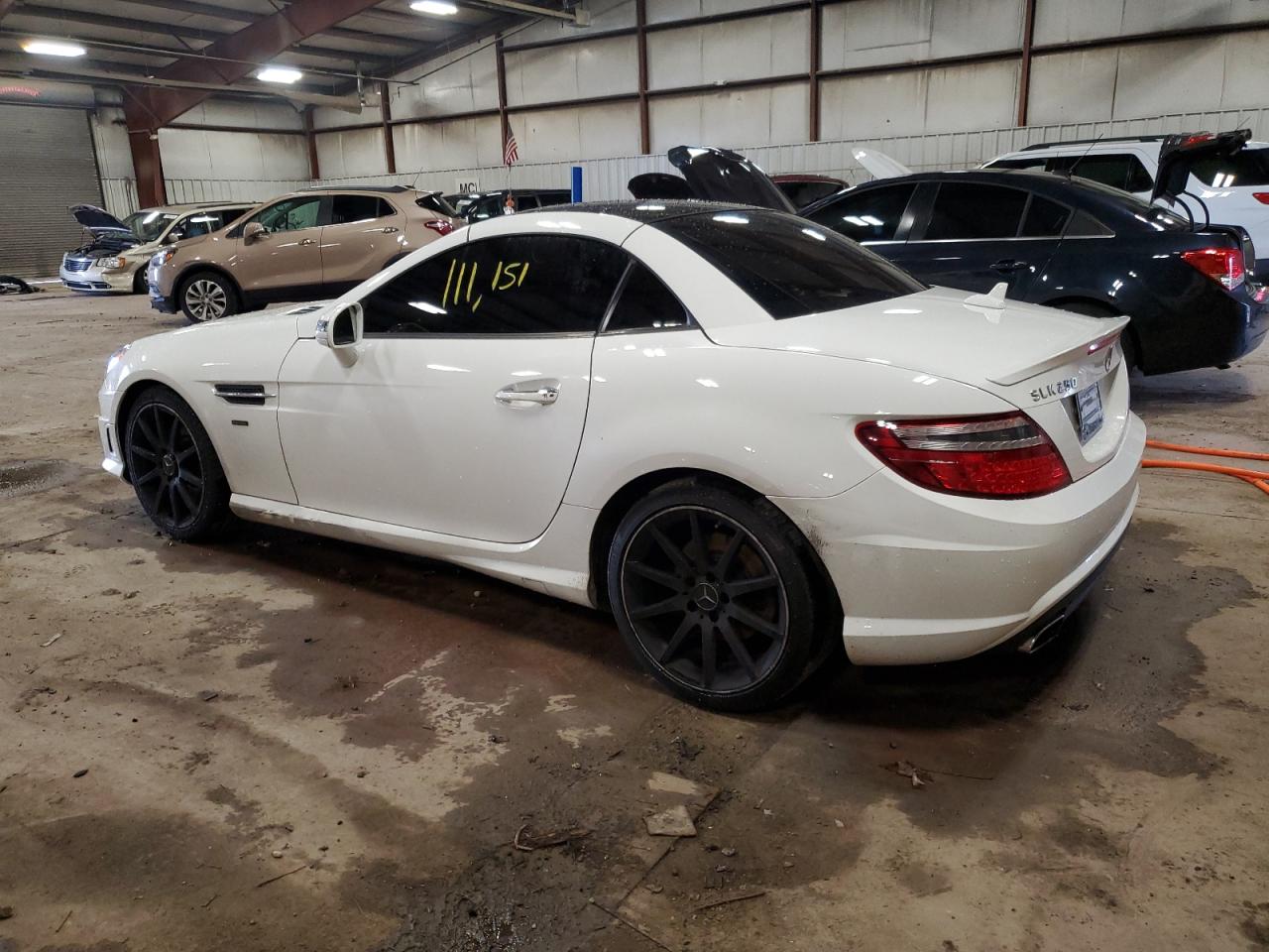 2014 Mercedes-Benz SLK-klasse VIN WDDPK4HA8EF092580 Copart auction photo, front end / mechanical damage thumbnail 2