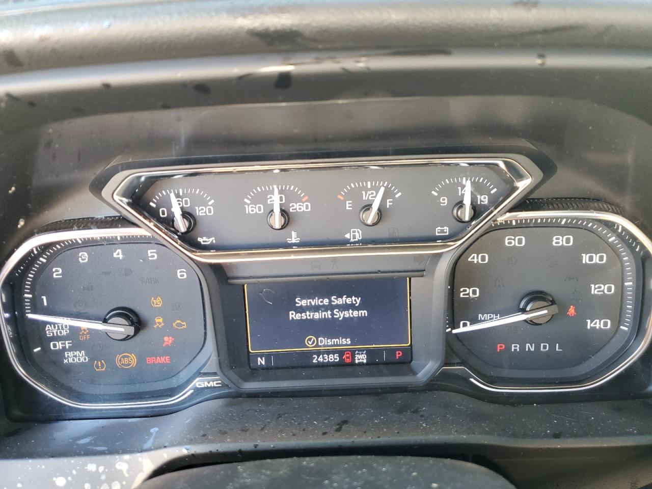 2019 GMC Sierra VIN 3GTU9DED3KG207605 Copart auction photo, undercarriage / side damage thumbnail 9