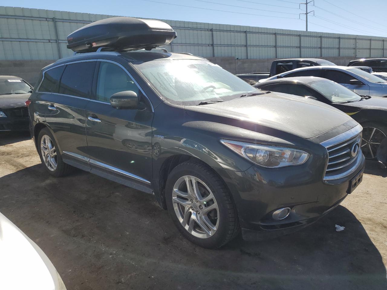 2014 Infiniti QX60 VIN 5N1CL0MM5EC517491 Copart auction photo, normal wear damage thumbnail 4