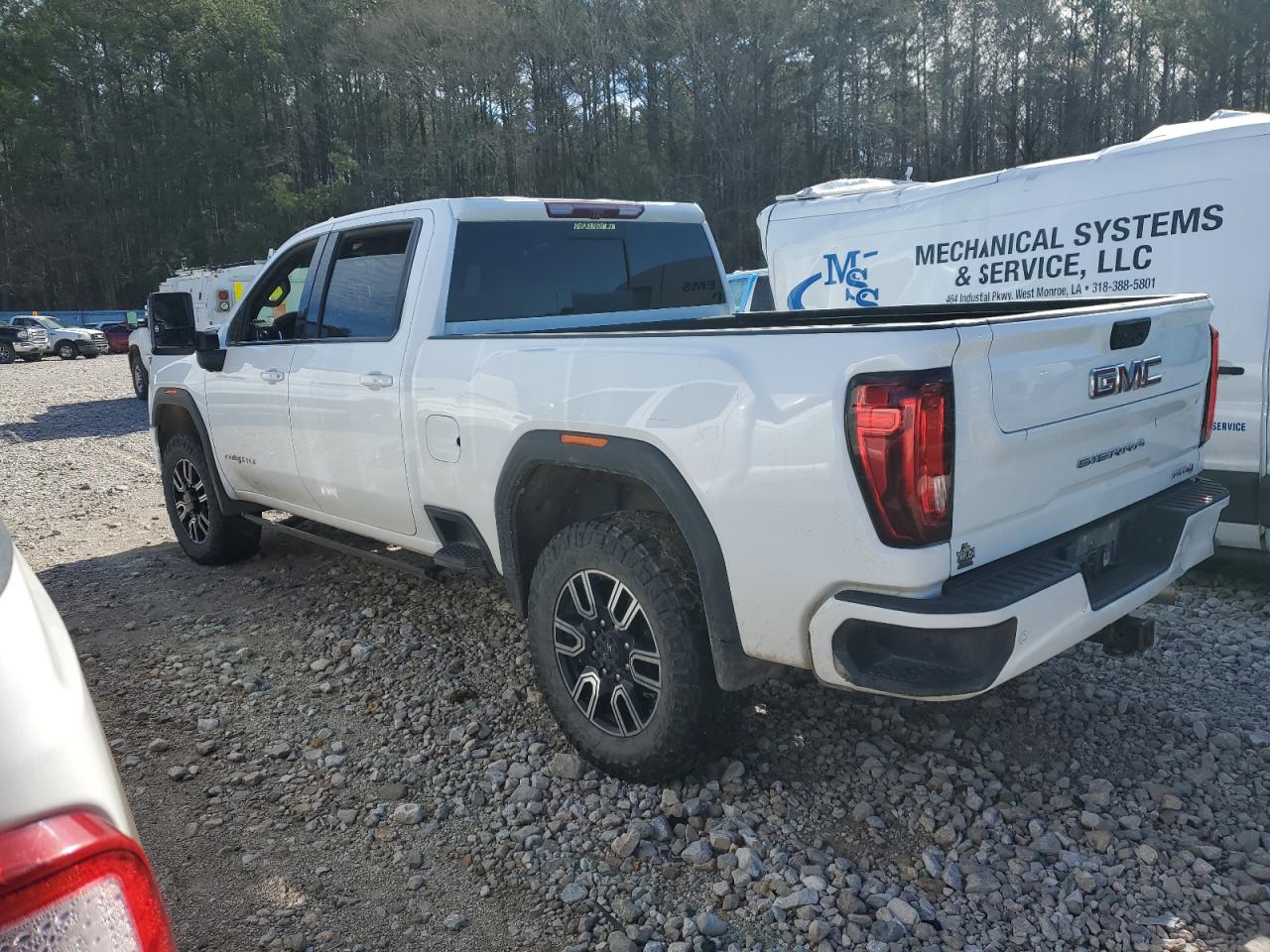 2022 GMC Sierra VIN 1GT49PEY2NF261441 Copart auction photo, side / water/flood damage thumbnail 2