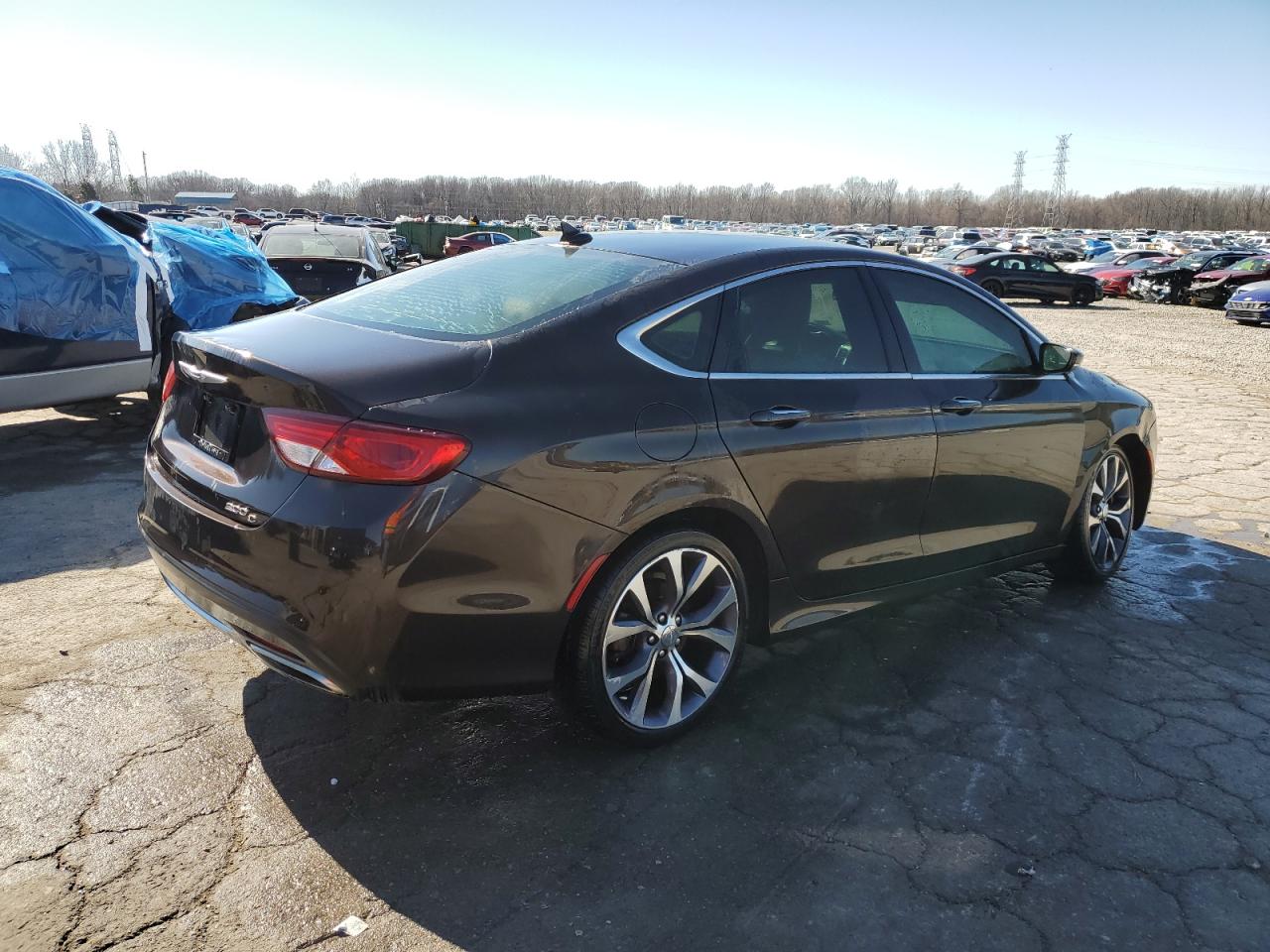 2015 Chrysler 200 VIN 1C3CCCCG6FN526695 Copart auction photo, front end damage thumbnail 3