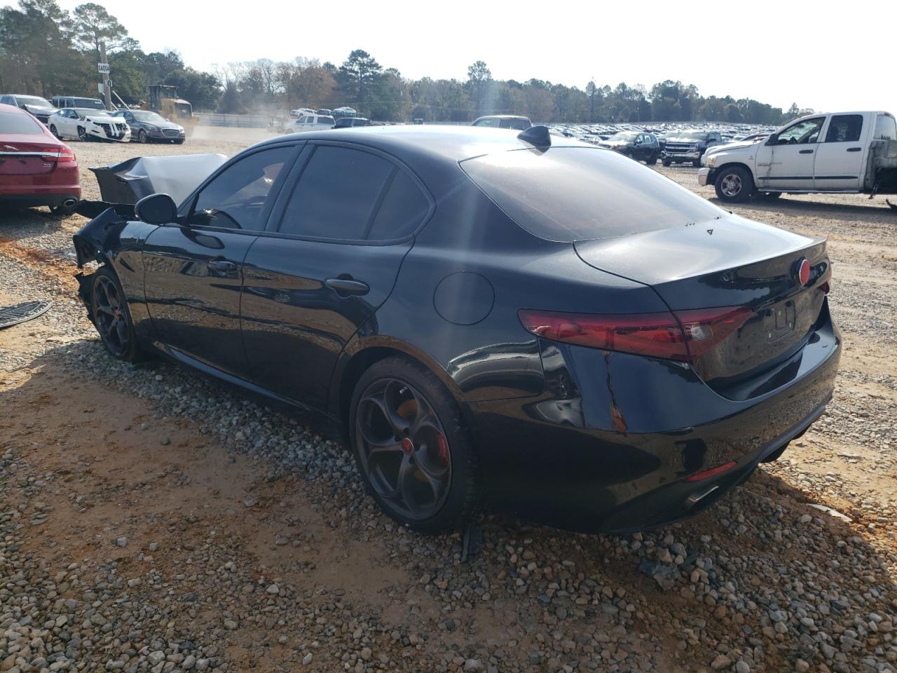 2019 Alfa Romeo Giulia VIN ZARFANBN9K7622240 Copart auction photo, front end damage thumbnail 2