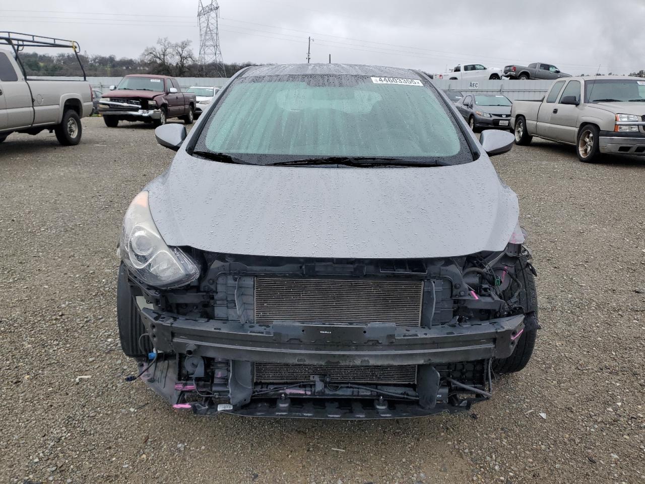 2014 Hyundai Elantra VIN KMHD35LH8EU230856 Copart auction photo, front end / side damage thumbnail 5