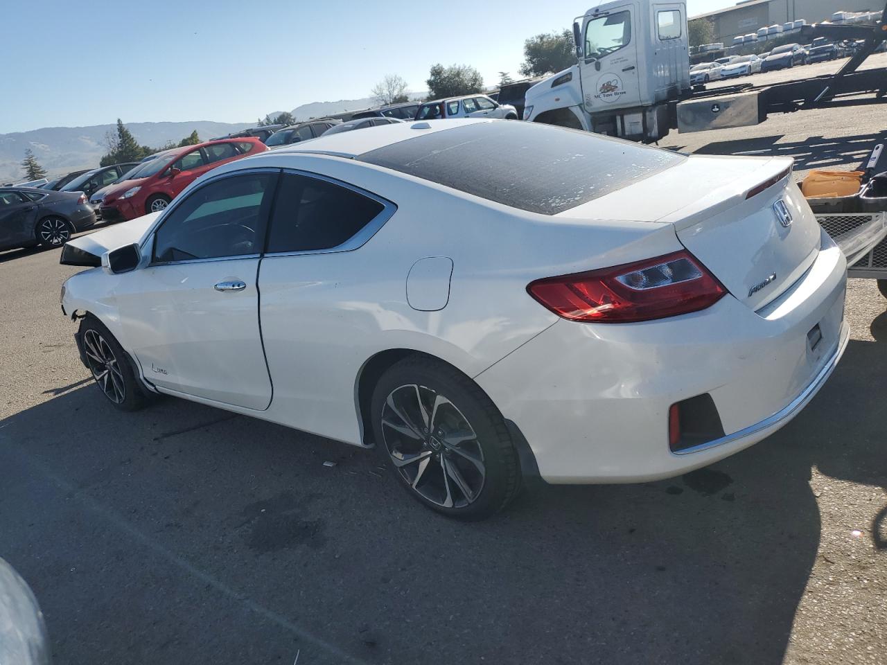 2014 Honda Accord VIN 1HGCT1B82EA016748 Copart auction photo, front end / side damage thumbnail 2