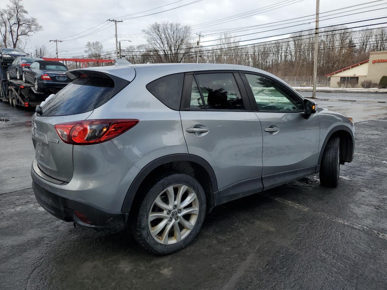 2014 Mazda CX-5 VIN JM3KE4DY1E0320217 Copart auction photo, front end damage thumbnail 3