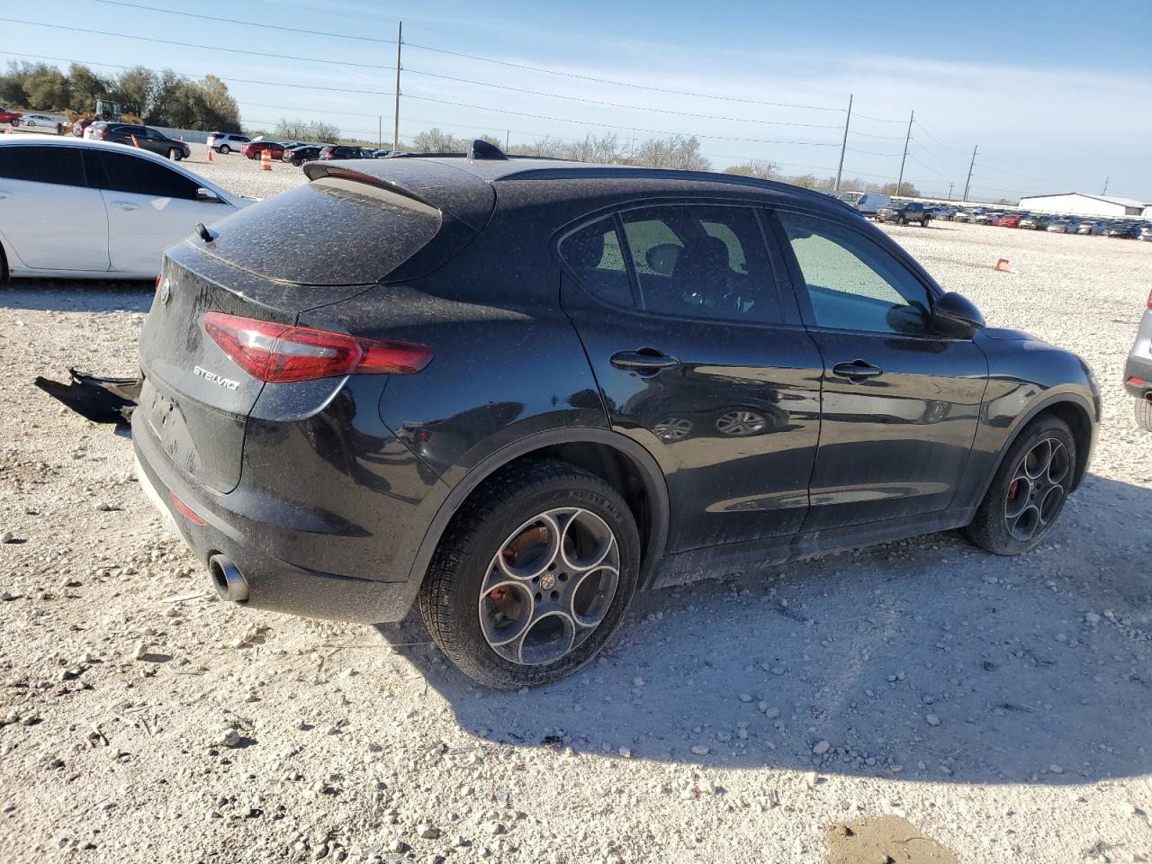 2018 Alfa Romeo Stelvio VIN ZASFAKPN1J7B87527 Copart auction photo, undercarriage damage thumbnail 3