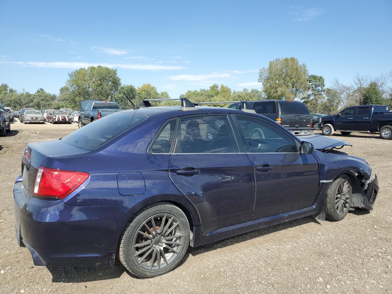2013 Subaru WRX VIN JF1GV7E60DG005949 Copart auction photo, front end damage thumbnail 3