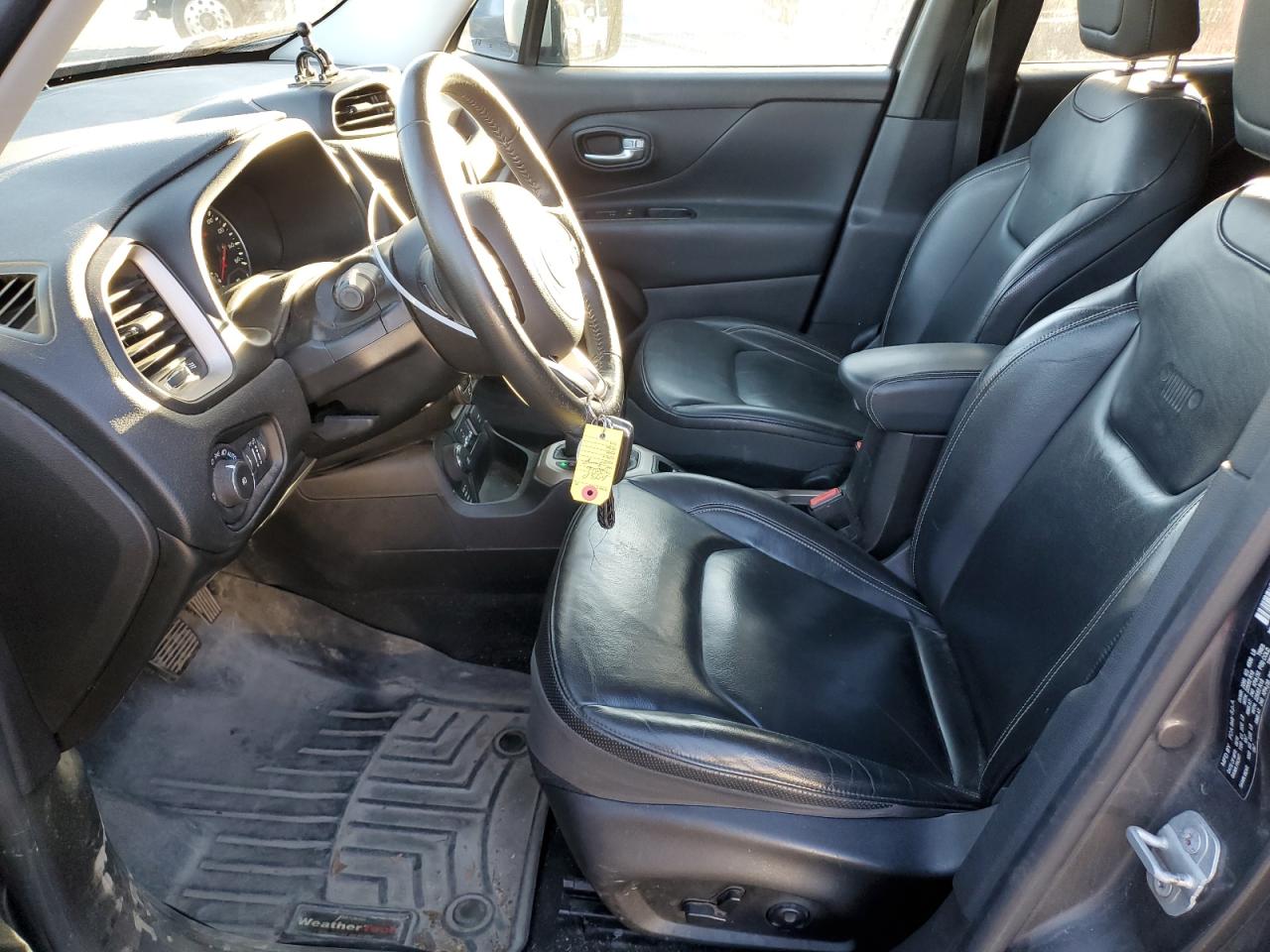 2016 Jeep Renegade VIN ZACCJBDT7GPE30008 Copart auction photo, side / front end damage thumbnail 7