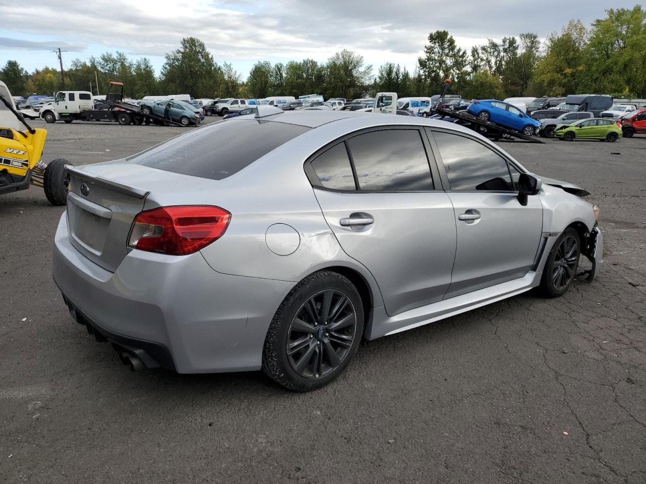 2016 Subaru WRX VIN JF1VA1B64G9831684 Copart auction photo, front end / rear end damage thumbnail 3