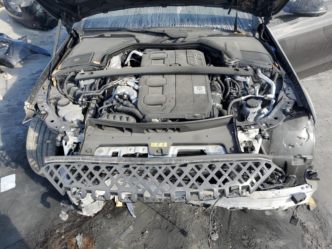 2024 Mercedes-Benz C-klasse VIN W1KAF8HB6RR185662 Copart auction photo, all over damage thumbnail 11