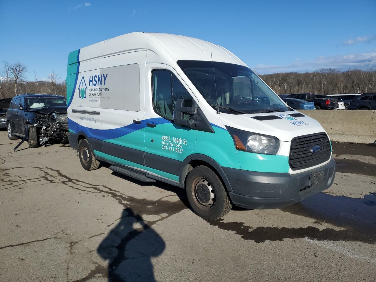 2015 Ford Transit VIN 1FBAX2XM4FKA04137 Copart auction photo, rear end / minor dent/scratches damage thumbnail 4
