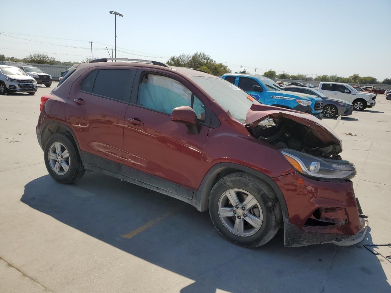 2022 Chevrolet Trax VIN KL7CJLSM6NB569262 Copart auction photo, front end damage thumbnail 4