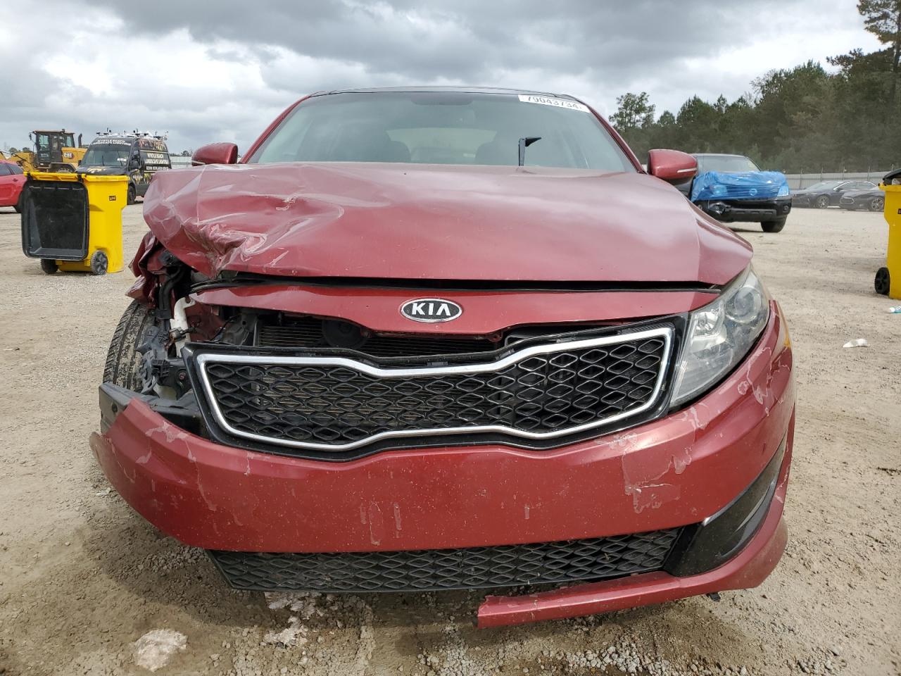 2012 KIA Optima VIN 5XXGR4A62CG052652 Copart auction photo, front end damage thumbnail 5