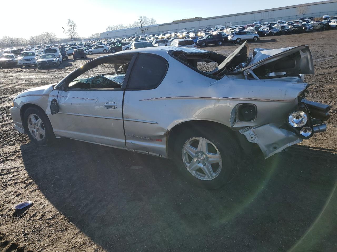 2002 Chevrolet Monte Carlo VIN 2G1WX15K629386463 Copart auction photo, rear end / rollover damage thumbnail 2