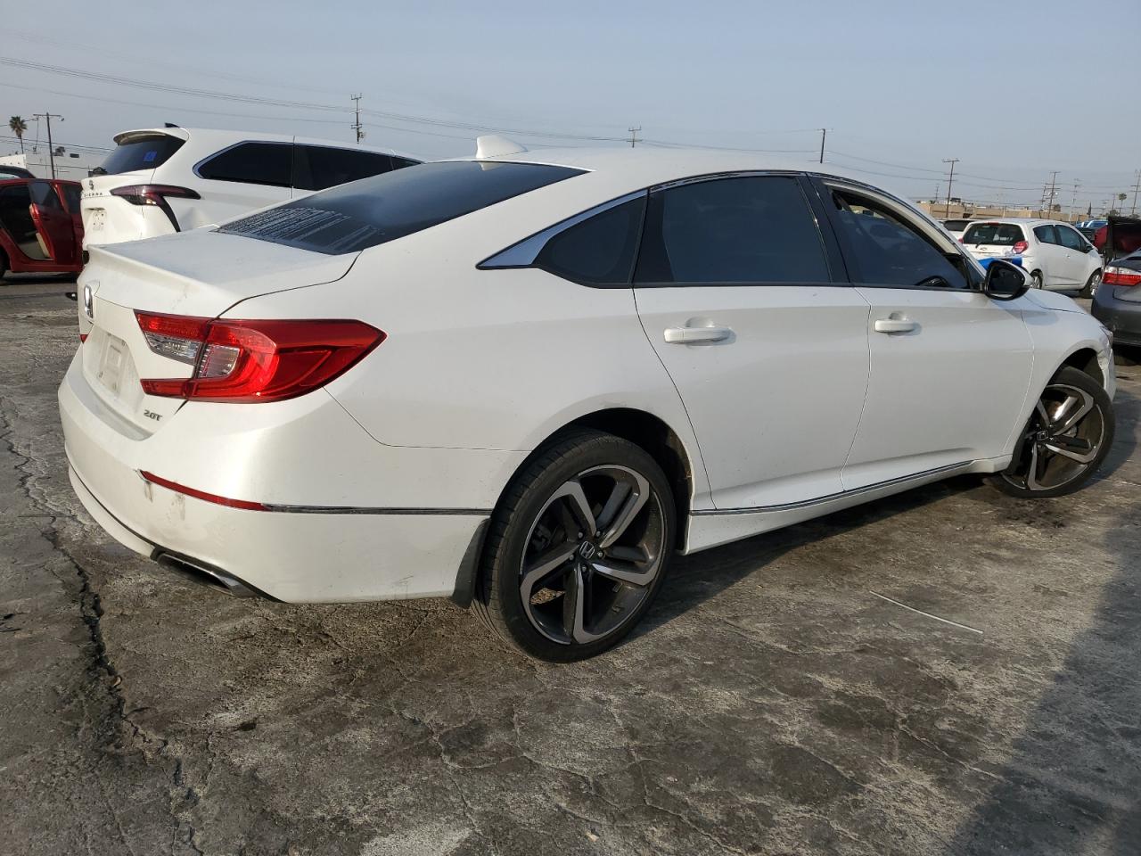 2019 Honda Accord VIN 1HGCV2F51KA022312 Copart auction photo, all over damage thumbnail 3