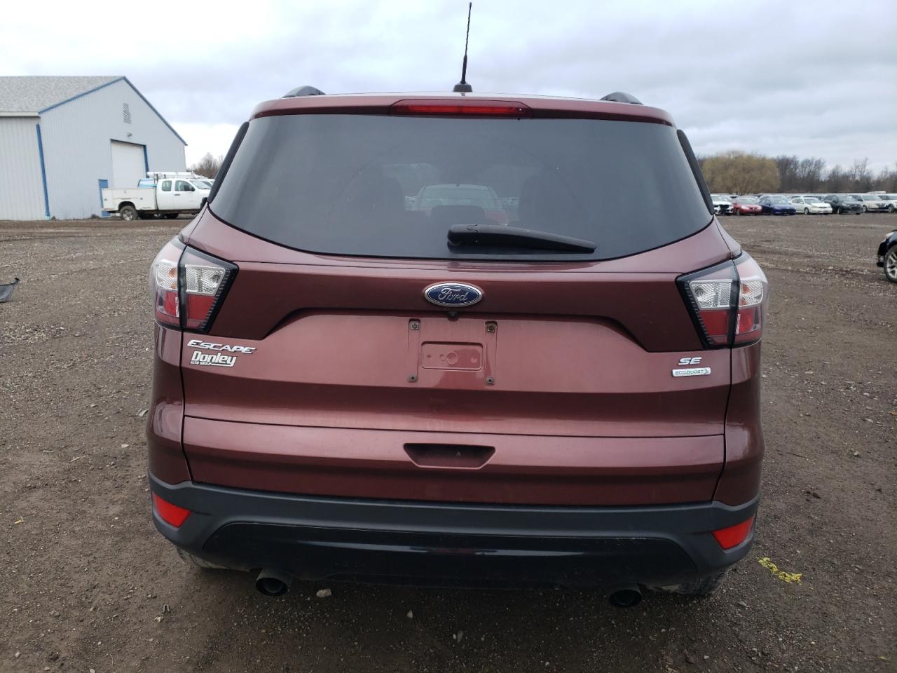 2018 Ford Escape VIN 1FMCU0GD1JUC17993 Copart auction photo, front end damage thumbnail 6
