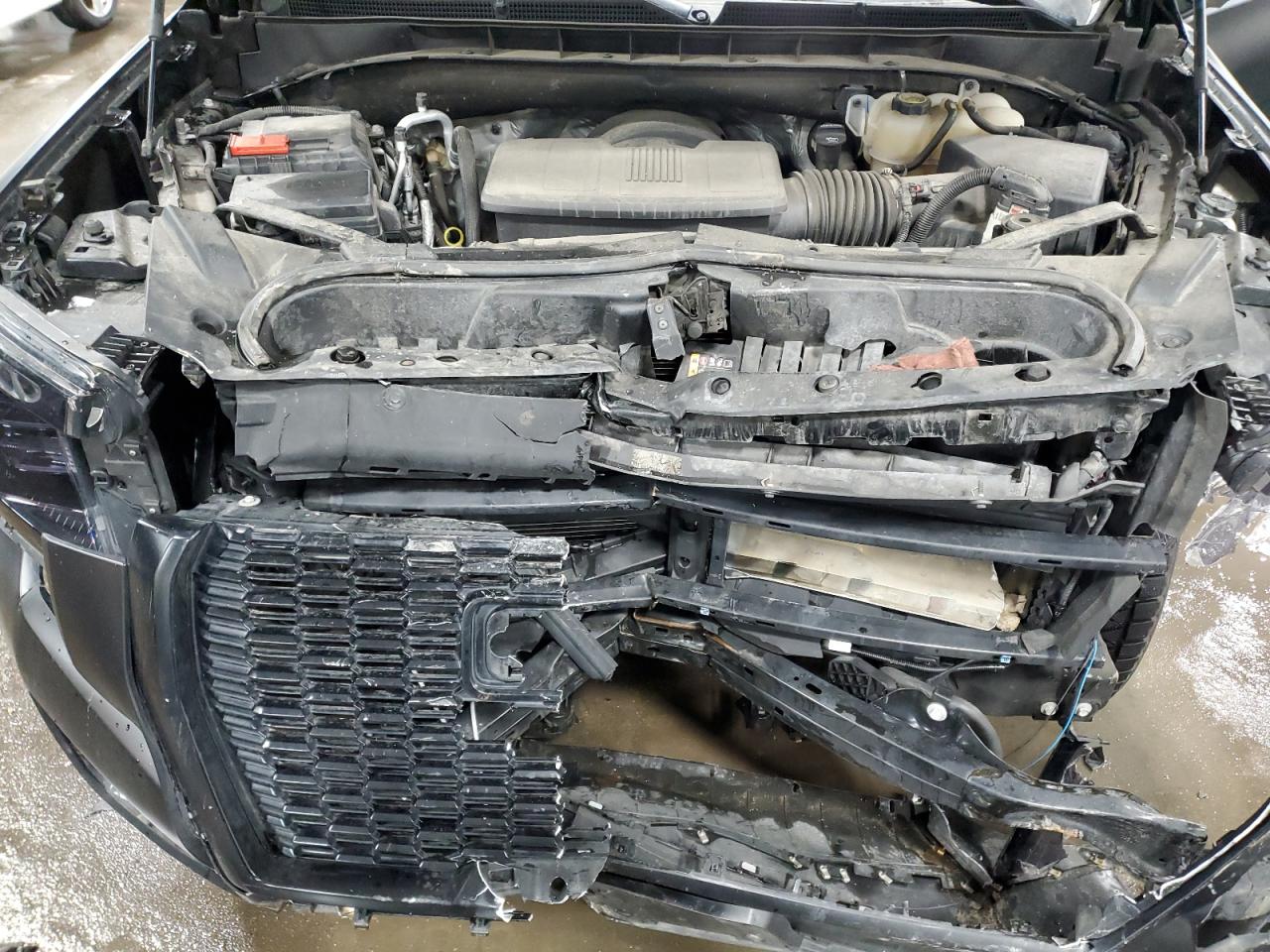 2022 GMC Yukon VIN 1GKS2JKL7NR159816 Copart auction photo, front end / side damage thumbnail 13