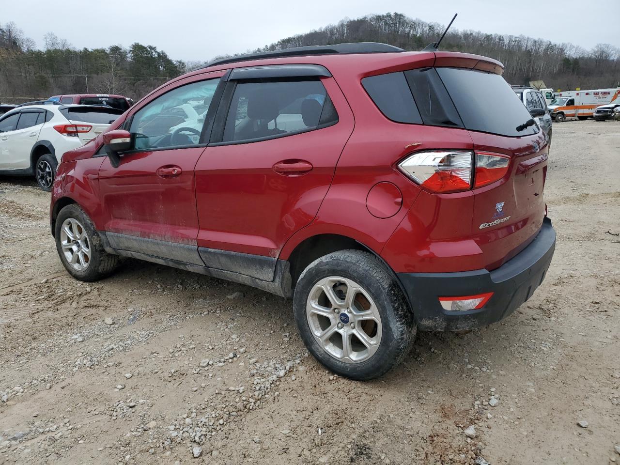 2018 Ford EcoSport VIN MAJ6P1UL1JC213626 Copart auction photo, rollover damage thumbnail 2