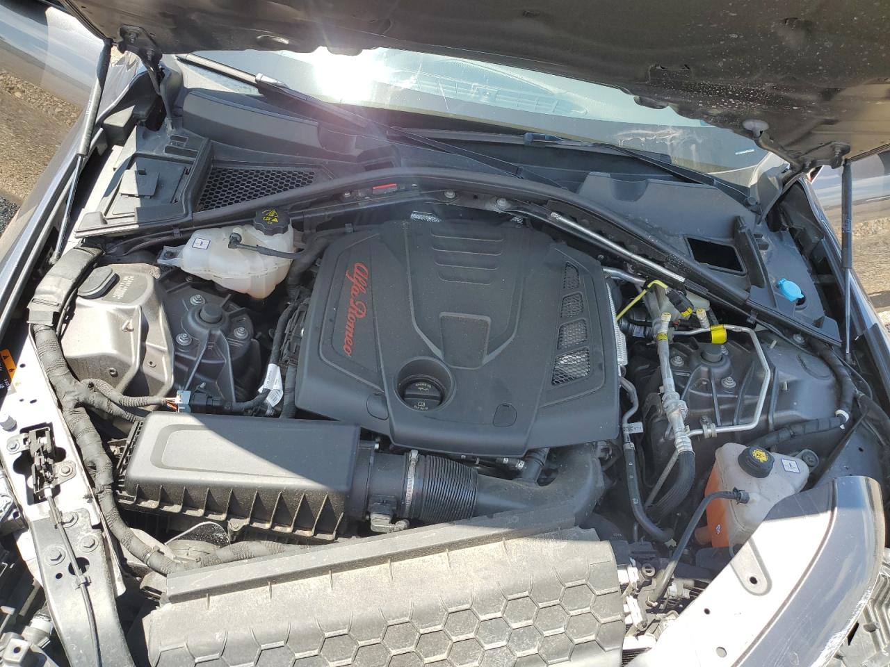 2021 Alfa Romeo Giulia VIN ZARFAMAN3M7642062 Copart auction photo, front end damage thumbnail 11