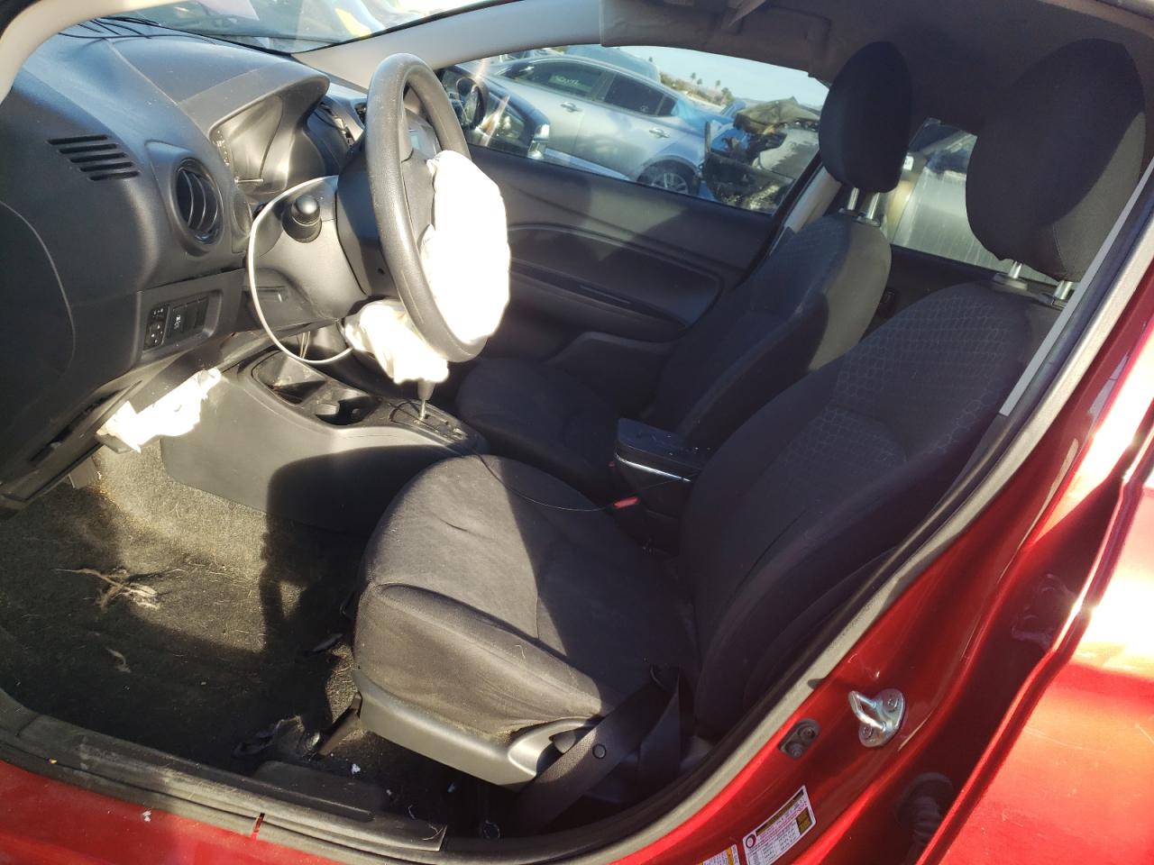 2015 Mitsubishi Mirage VIN ML32A3HJ4FH032483 Copart auction photo, front end damage thumbnail 7