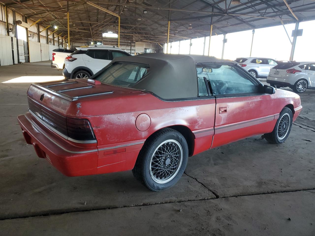 1990 Chrysler Le Baron VIN 1C3XJ45J9LG405682 Copart auction photo, mechanical / minor dent/scratches damage thumbnail 3