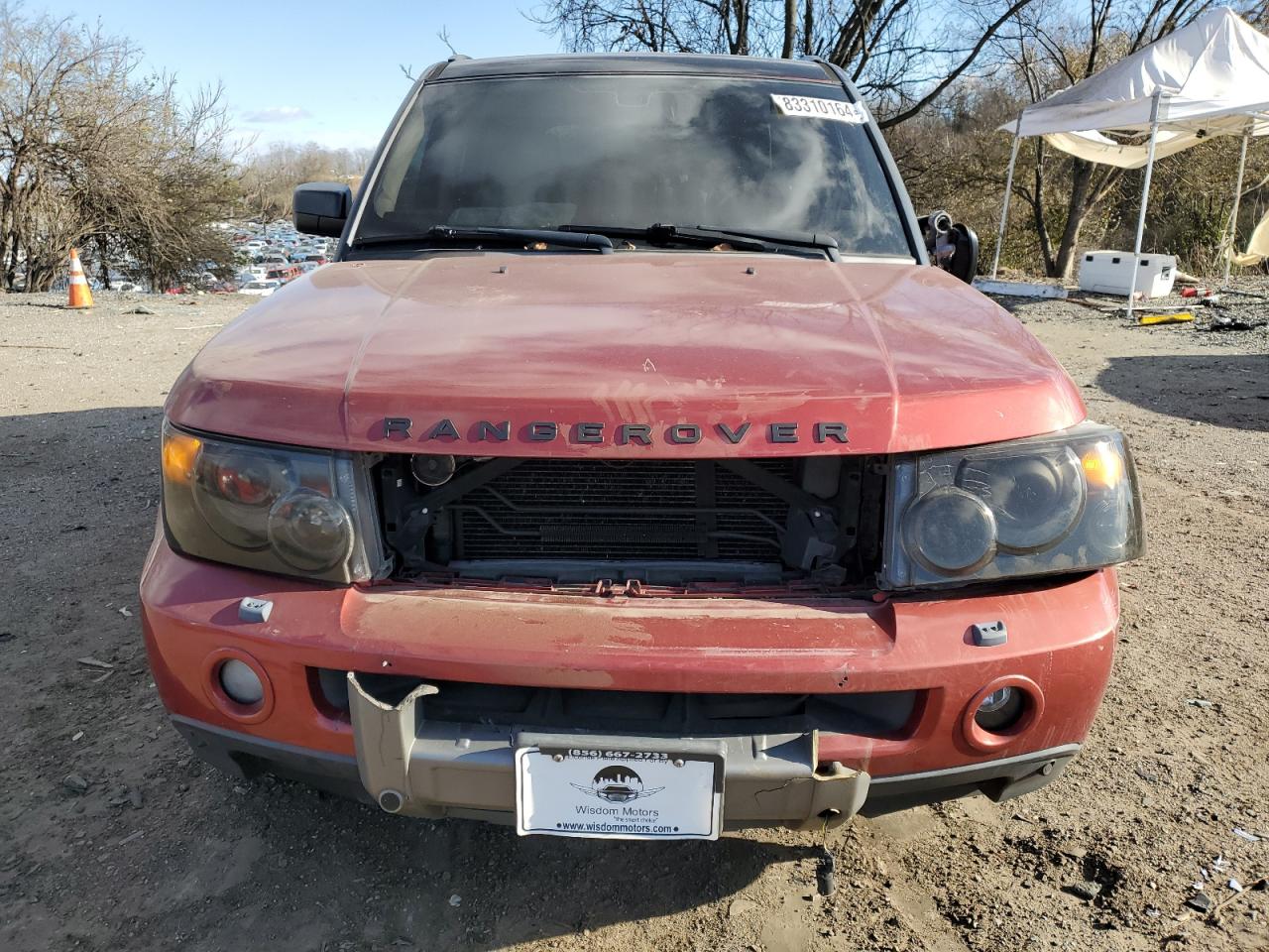 2007 Land Rover Range Rover VIN SALSK25497A112450 Copart auction photo, front end damage thumbnail 5