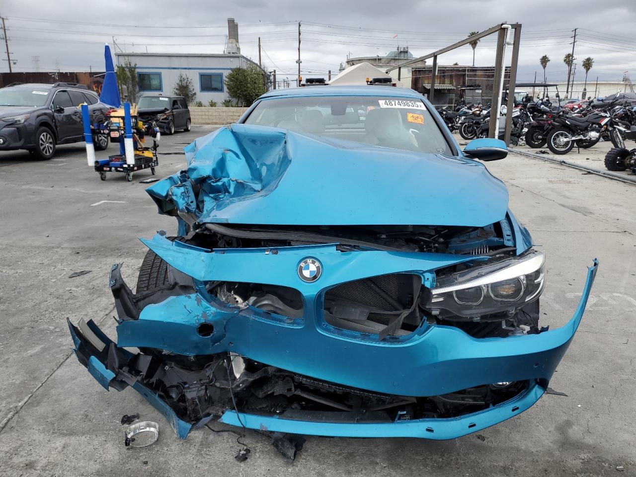 2018 BMW 4er VIN WBA4Z1C54JEC73435 Copart auction photo, front end damage thumbnail 5