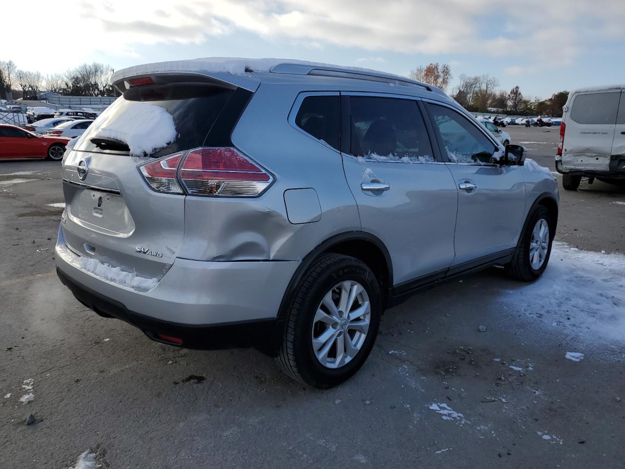 2015 Nissan Rogue VIN 5N1AT2MV0FC831157 Copart auction photo, side damage thumbnail 3