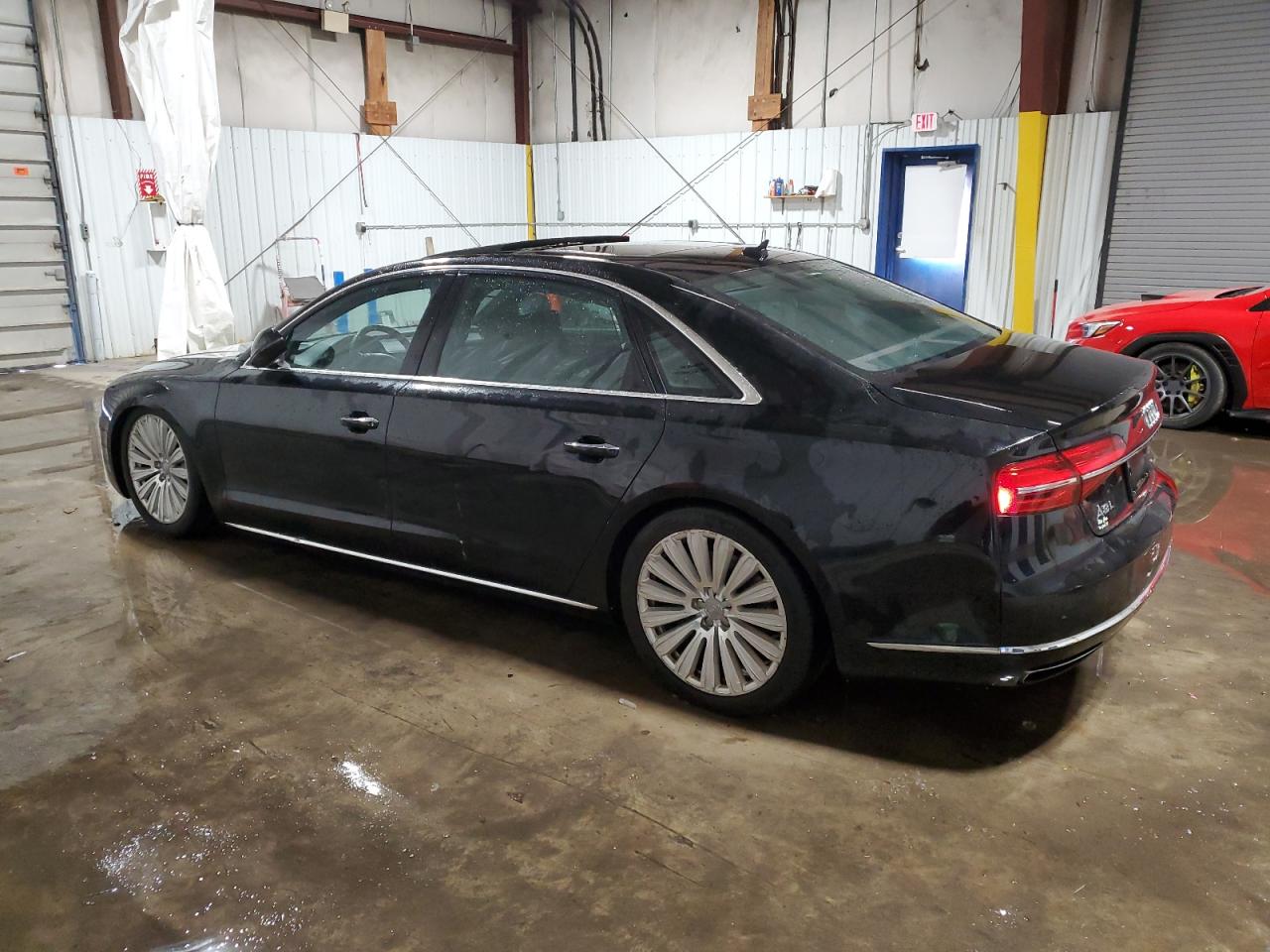2015 Audi A8 VIN WAU3GAFD7FN013295 Copart auction photo, undercarriage / mechanical damage thumbnail 2