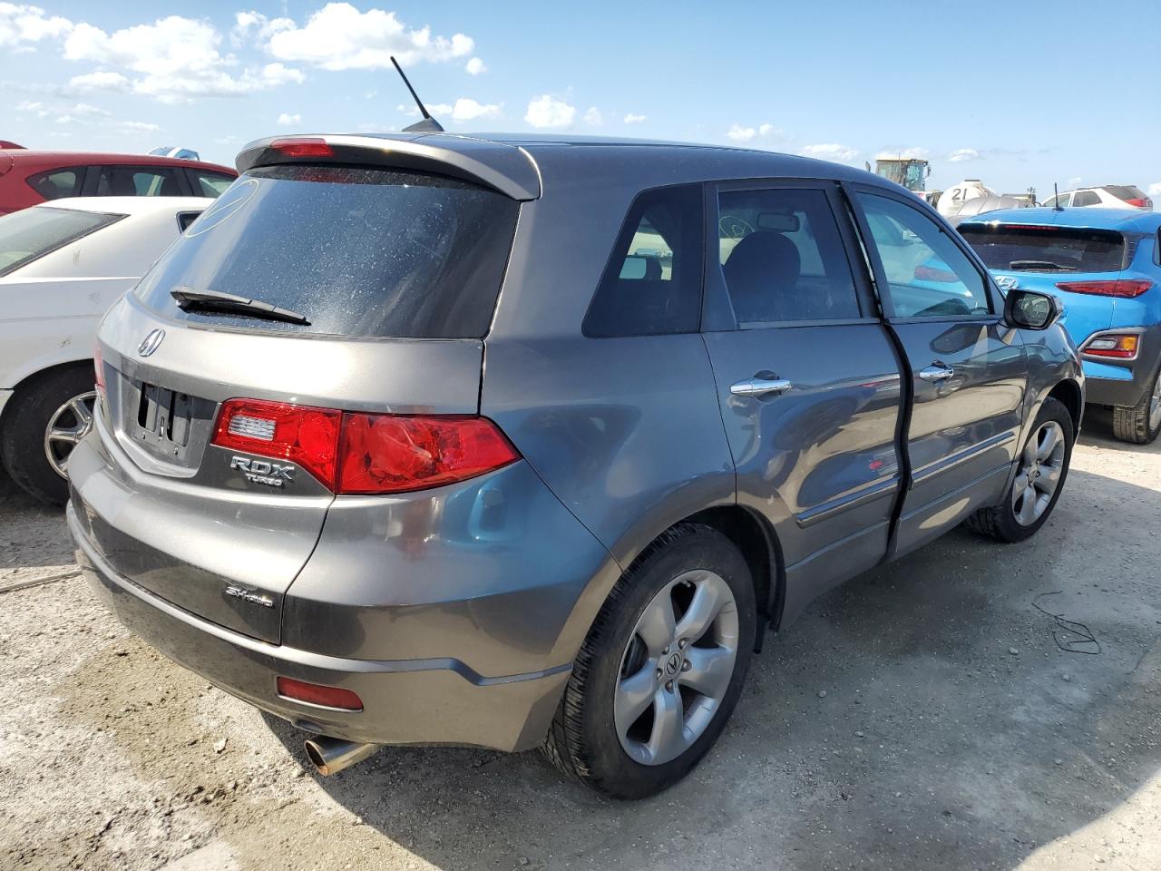 2007 Acura RDX VIN 5J8TB18557A022921 Copart auction photo, water/flood damage thumbnail 3
