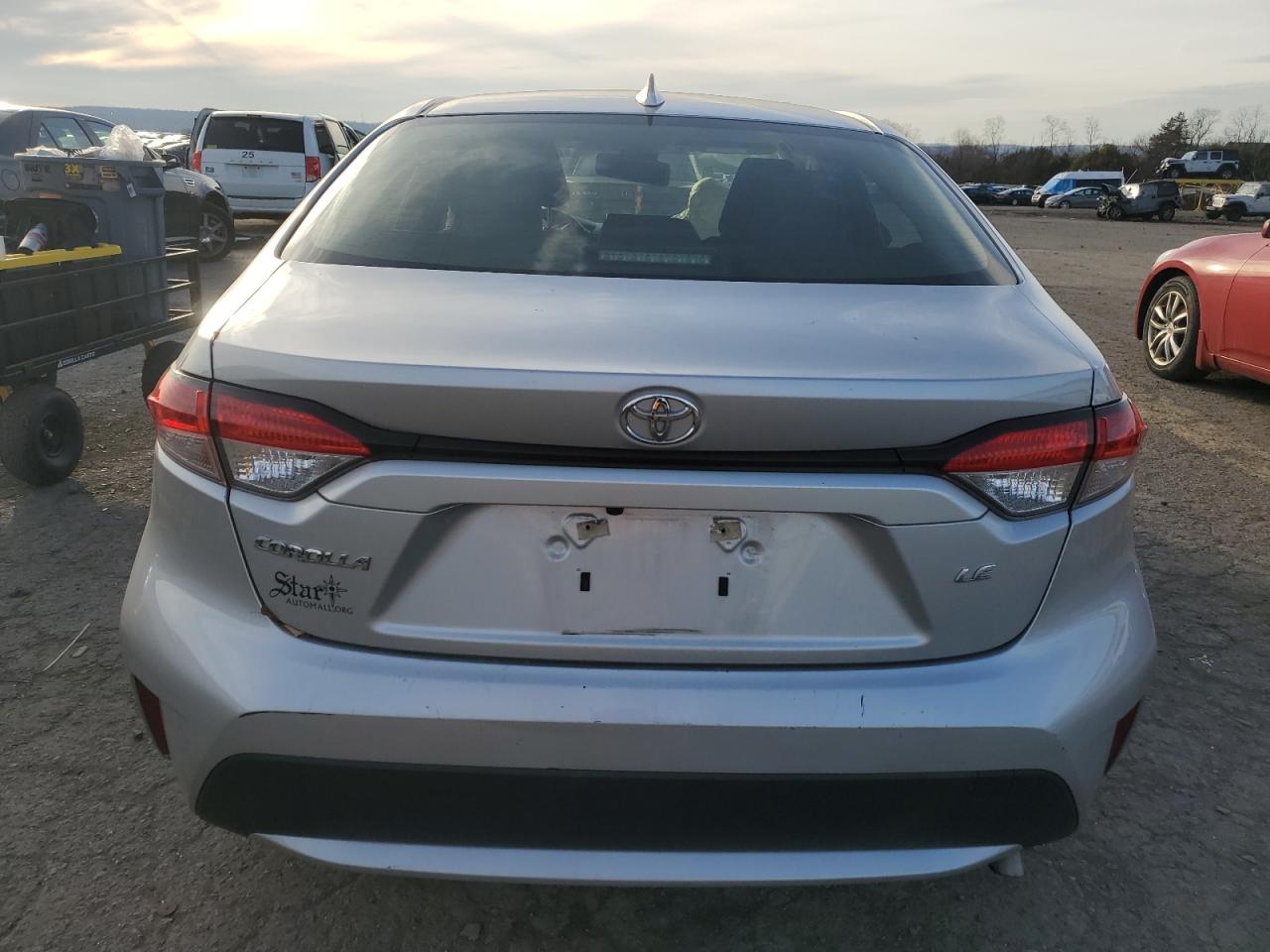 2020 Toyota Corolla VIN JTDEPRAE7LJ028859 Copart auction photo, front end damage thumbnail 6