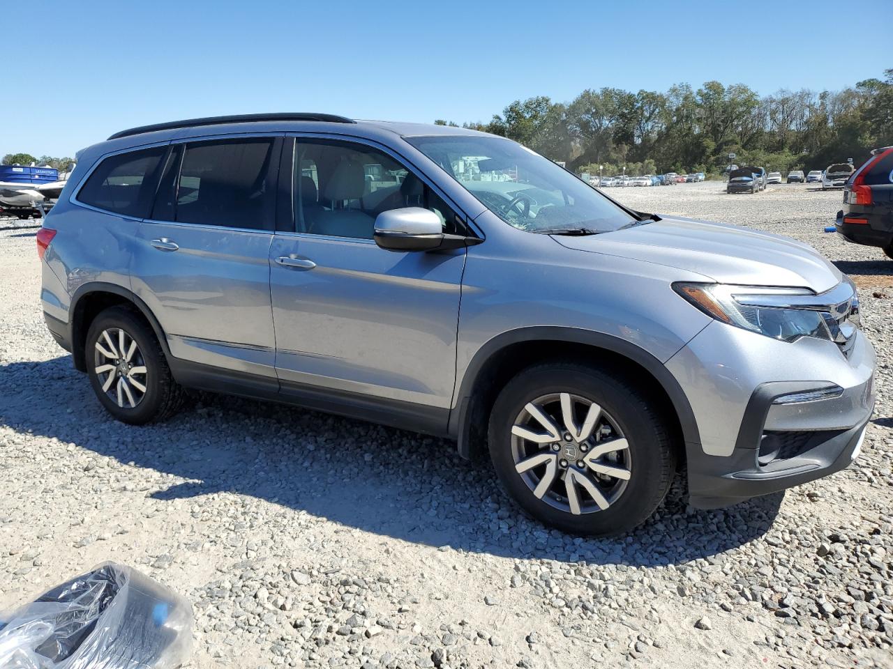 2020 Honda Pilot VIN 5FNYF5H5XLB003508 Copart auction photo, side / minor dent/scratches damage thumbnail 4