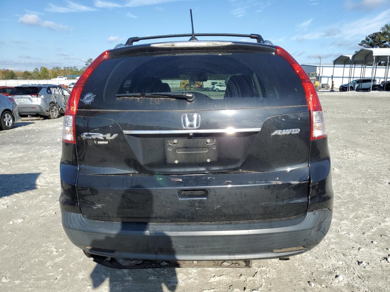 2014 Honda CR-V VIN 2HKRM4H79EH625155 Copart auction photo, rear end damage thumbnail 6